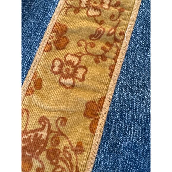 Free People Roads Low Rise Cord Flare Jean 27 Patchwork - Picture 8 of 8